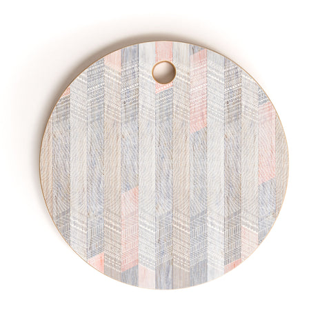 Iveta Abolina Farmhouse Peach Cutting Board Round