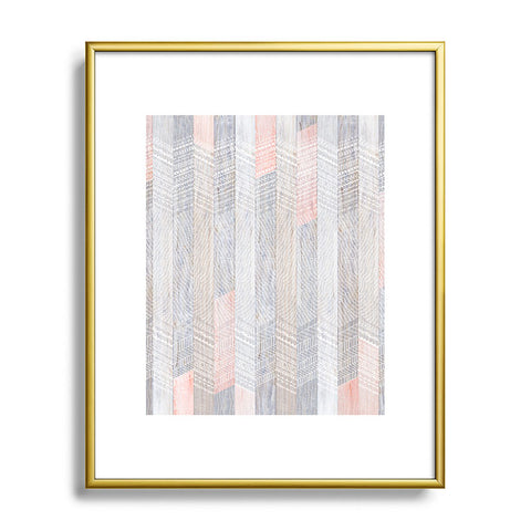 Iveta Abolina Farmhouse Peach Metal Framed Art Print