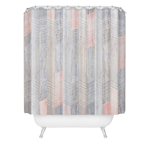 Iveta Abolina Farmhouse Peach Shower Curtain