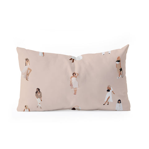 Iveta Abolina Fashion Avenue Oblong Throw Pillow