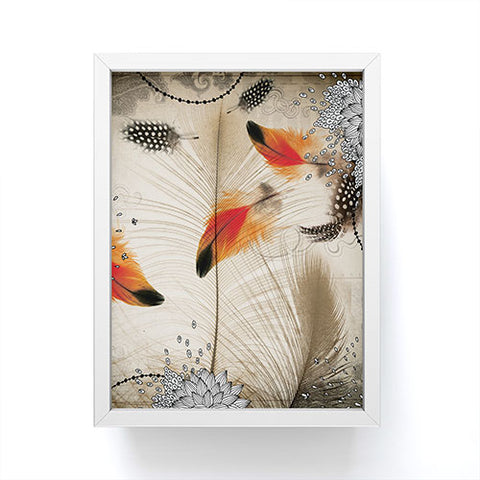 Iveta Abolina Feather Dance Framed Mini Art Print