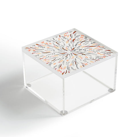 Iveta Abolina Feather Roll Acrylic Box