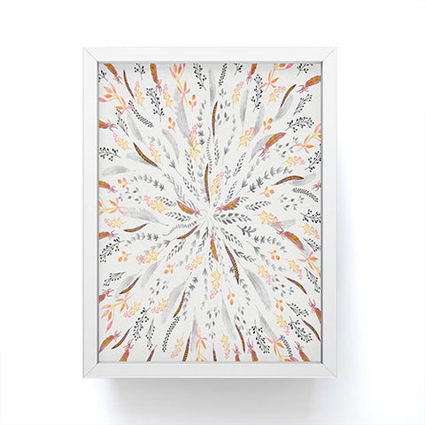 Iveta Abolina Feather Roll Framed Mini Art Print
