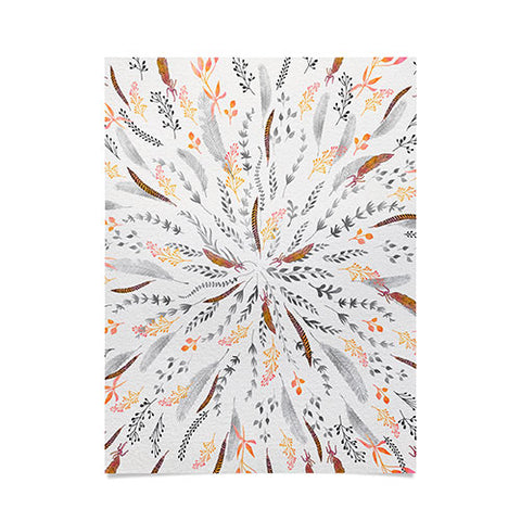 Iveta Abolina Feather Roll Poster