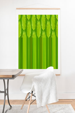 Iveta Abolina Ferntastic Stripe Art Print And Hanger