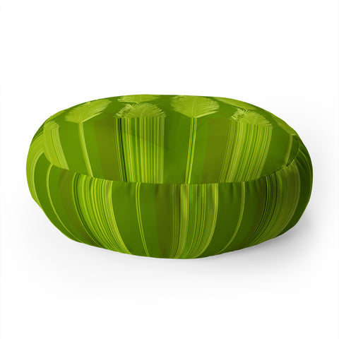 Iveta Abolina Ferntastic Stripe Floor Pillow Round