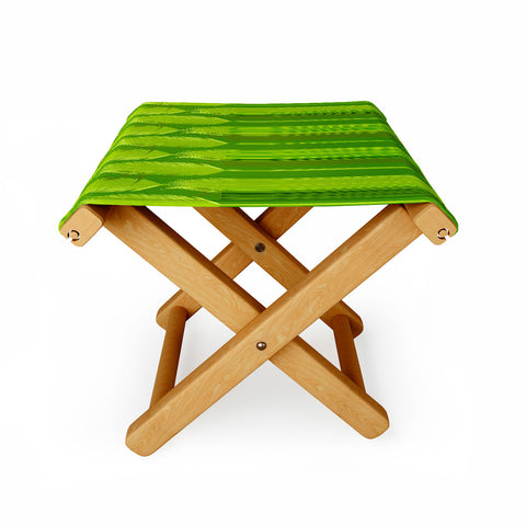 Iveta Abolina Ferntastic Stripe Folding Stool