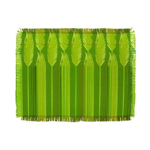 Iveta Abolina Ferntastic Stripe Throw Blanket