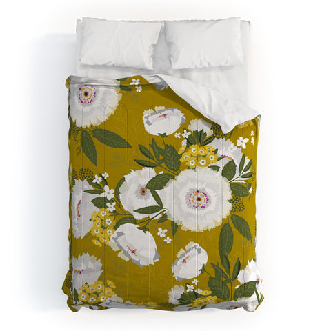 Iveta Abolina Fleurette Midday Comforter