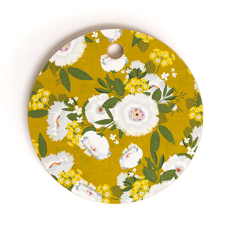Iveta Abolina Fleurette Midday Cutting Board Round