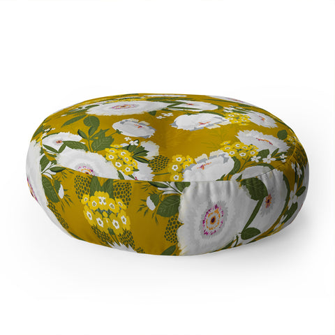 Iveta Abolina Fleurette Midday Floor Pillow Round