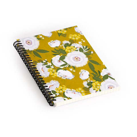 Iveta Abolina Fleurette Midday Spiral Notebook