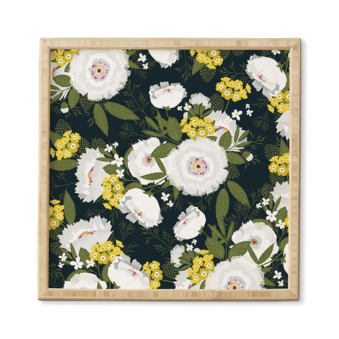 Iveta Abolina Fleurette Night Framed Wall Art