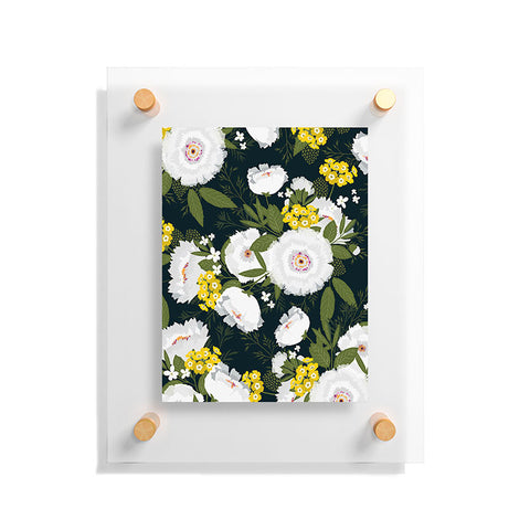 Iveta Abolina Fleurette Night Floating Acrylic Print