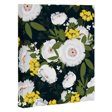 Iveta Abolina Fleurette Night Art Canvas