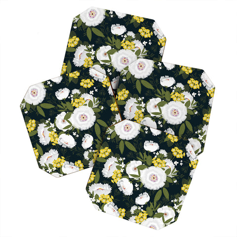 Iveta Abolina Fleurette Night Coaster Set