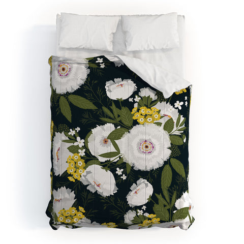 Iveta Abolina Fleurette Night Comforter