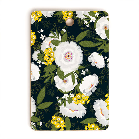 Iveta Abolina Fleurette Night Cutting Board Rectangle