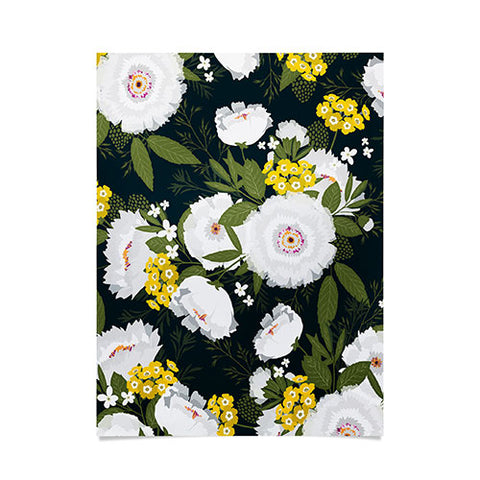 Iveta Abolina Fleurette Night Poster