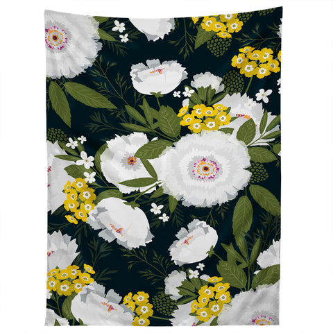 Iveta Abolina Fleurette Night Tapestry