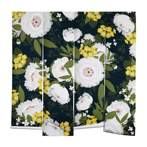 Iveta Abolina Fleurette Night Wall Mural