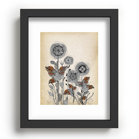 Iveta Abolina Floral 3 Recessed Framing Rectangle