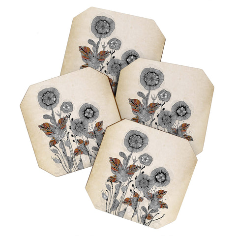 Iveta Abolina Floral 3 Coaster Set