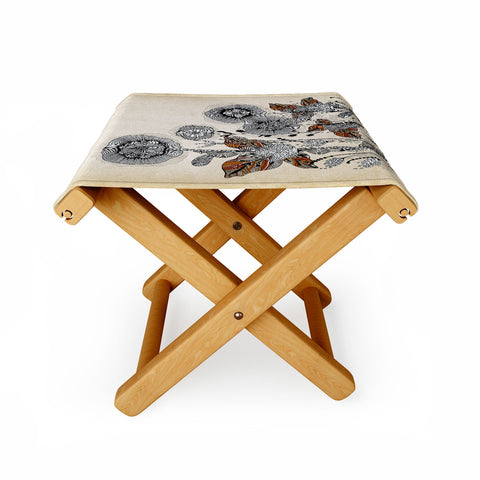 Iveta Abolina Floral 3 Folding Stool