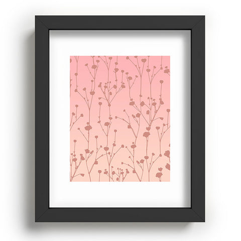 Iveta Abolina Floral Blush Recessed Framing Rectangle