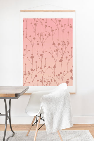 Iveta Abolina Floral Blush Art Print And Hanger