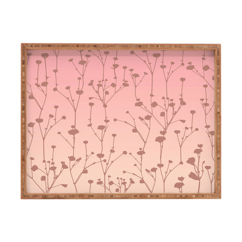 Iveta Abolina Floral Blush Rectangular Tray