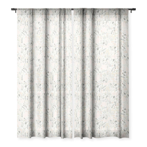 Iveta Abolina Floral Goodness Sheer Window Curtain
