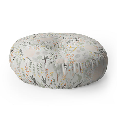 Iveta Abolina Floral Goodness Floor Pillow Round