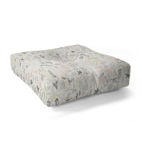 Iveta Abolina Floral Goodness Floor Pillow Square