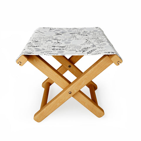 Iveta Abolina Floral Goodness III Folding Stool