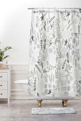 Iveta Abolina Floral Goodness III Shower Curtain And Mat