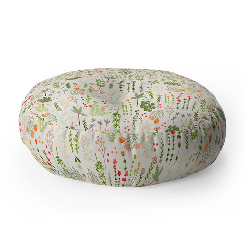 Iveta Abolina Floral Goodness IV Floor Pillow Round