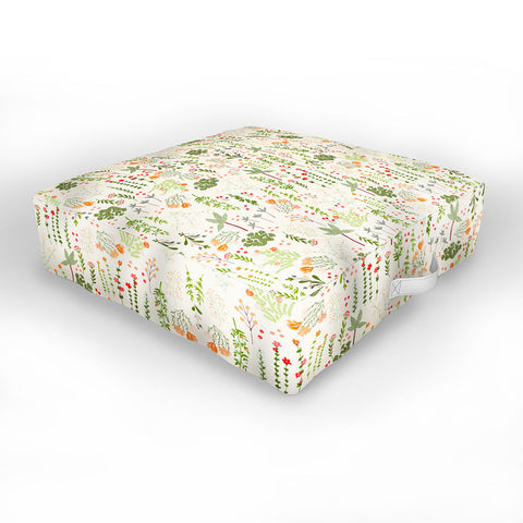 Iveta Abolina Floral Goodness IV Outdoor Floor Cushion