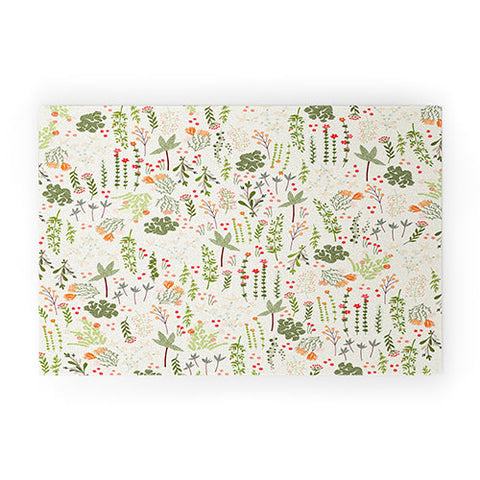 Iveta Abolina Floral Goodness IV Welcome Mat