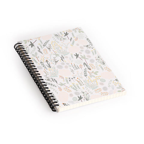 Iveta Abolina Floral Goodness Spiral Notebook
