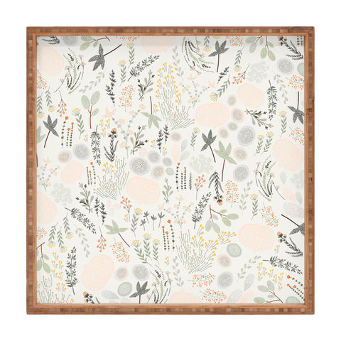 Iveta Abolina Floral Goodness Square Tray