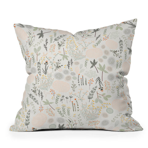 Iveta Abolina Floral Goodness Throw Pillow