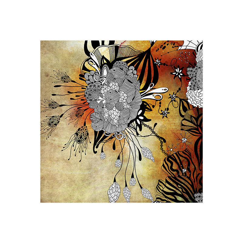 Floral Midnight Art Print Iveta Abolina