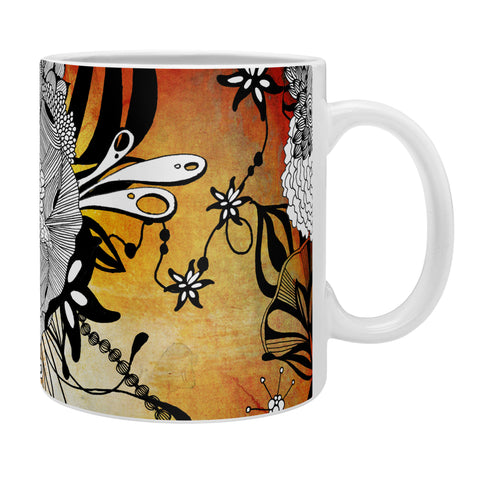 Iveta Abolina Floral Midnight Coffee Mug