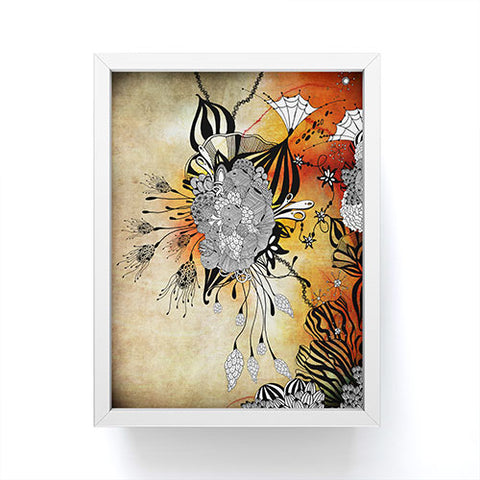 Iveta Abolina Floral Midnight Framed Mini Art Print