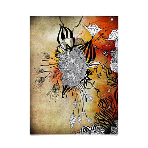Iveta Abolina Floral Midnight Poster