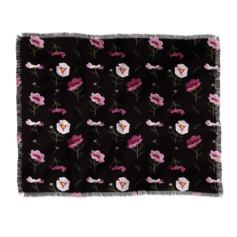 Iveta Abolina Florrie Night Throw Blanket