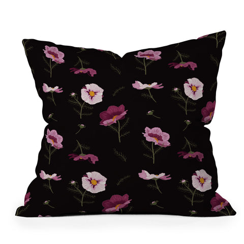Iveta Abolina Florrie Night Throw Pillow