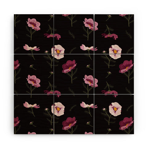 Iveta Abolina Florrie Night Wood Wall Mural