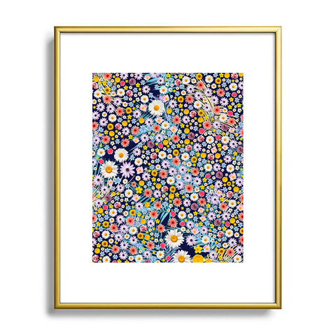 Iveta Abolina Flower Power II Metal Framed Art Print